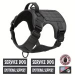 American Local Tactical Pet Boobs Service Dog Harness Vest Adjustable Reflective - Image 7