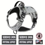 American Local Tactical Pet Boobs Service Dog Harness Vest Adjustable Reflective - Image 3