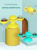 Cat Entertainment Set- Interactive Rotating Disk, Feather Teasers, Tumbler - Image 7