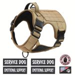 American Local Tactical Pet Boobs Service Dog Harness Vest Adjustable Reflective - Image 9
