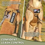 American Local Tactical Pet Boobs Service Dog Harness Vest Adjustable Reflective - Image 8