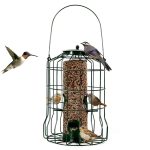 1Pc Outdoor Wild Bird Feeder Squirrel-Proof Chew-Proof Metal Hanging